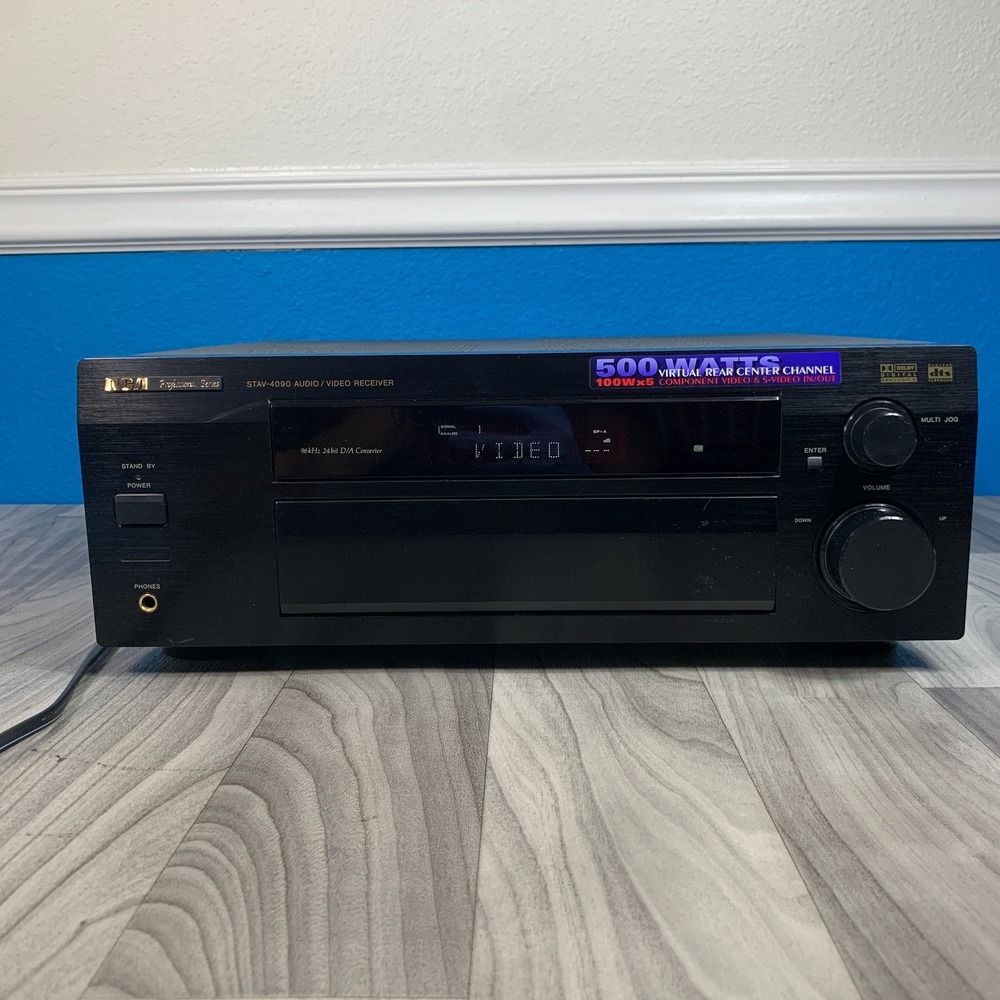 RCA STAV-4090 Stereo Audio Video Receiver 100 Watt Tested WORKING